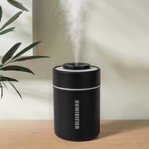 Portable Mini Humidifier, 180ml USB Cool Mist Small Humidifiers for Bedroom, Personal Desktop Humidification for Car Office Travel & Indoor Plants