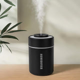Portable Mini Humidifier, 180ml USB Cool Mist Small Humidifiers for Bedroom, Personal Desktop Humidification for Car Office Travel & Indoor Plants